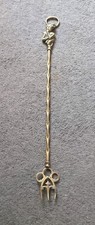 Antique Brass Toasting Fork /