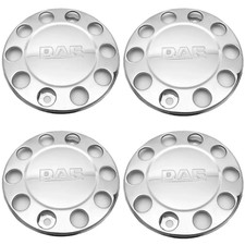 4Pcs Stainless Steel Wheel Trims Covers 22.5" For Daf Truck And Bus