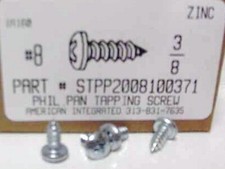#8x3/8 Pan Head Phillips