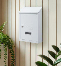 Letter box Wall Mounted White