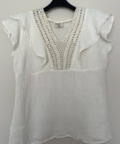 Vintage white boho natural - white,