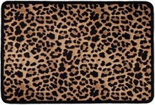 Leopard Print Rug, Soft Animal