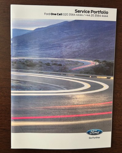 Ford service book stamped - ford,