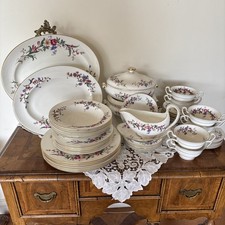 Wedgwood Devon Sprays Dinner Set For 6 People Made In England 1st Quality