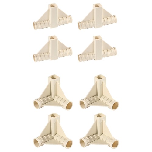 Tent pole connectors - 4x,