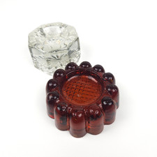 Antique Honey Amber Cogwheel