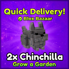 [?] 2X CHINCHILLA - Roblox GROW A GARDEN | Fast + Easy ?