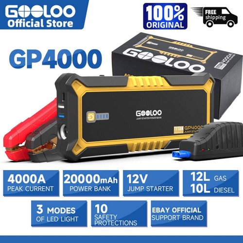 Gooloo gp4000 portable lithium - gooloo,