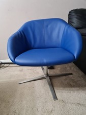 Walter Knoll Blue Leather