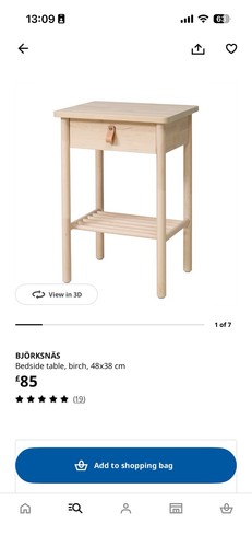 Ikea björksnäs bedside - ikea,