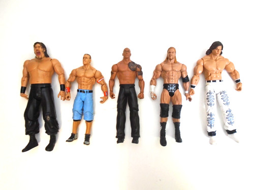 Wwe figure bundle the - bundle, rock