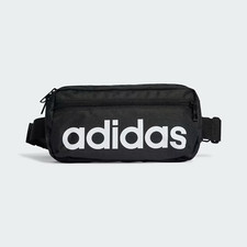 ADIDAS MARSUPIO TRACOLLA BORSELLO LINEAR BUM BAG NERO JE8345 ZIP UNISEX