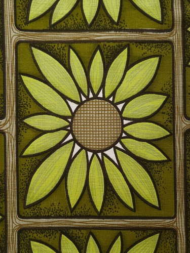 Vintage curtain fabric - vintage,