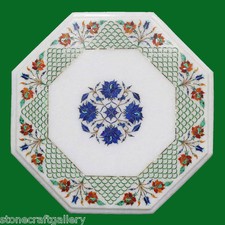 12" Marble Table Top Stone