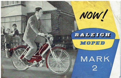 Raleigh moped mk2 original - raleigh,