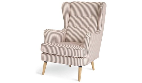 Callie fabric wingback chair - fabric,