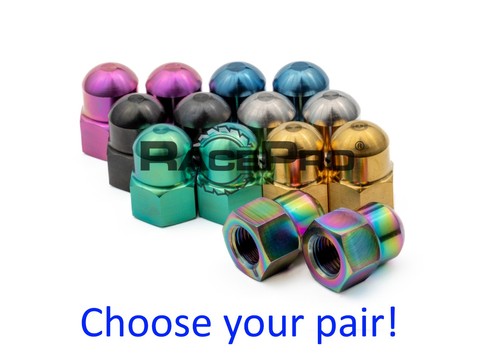 Pair racepro titanium hub axle - hub,