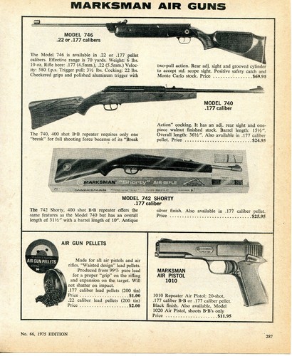 1975 print marksman - ad, 1010