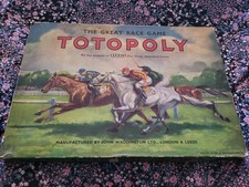 Vintage Totopoly Board Game