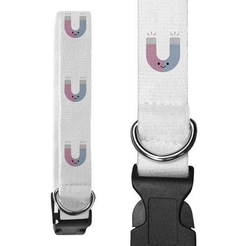 Happy magnet dog collars - 'happy,