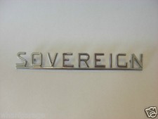 DAIMLER SOVEREIGN BOOT / TRUNK BADGE SERIES 1 2 XJ6 XJ12 BD36832