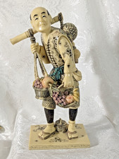 Japanese Okimono Resin Carved