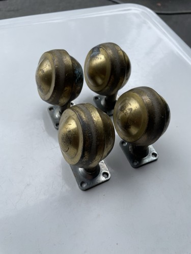 Vtg bassick brass - ball, casters