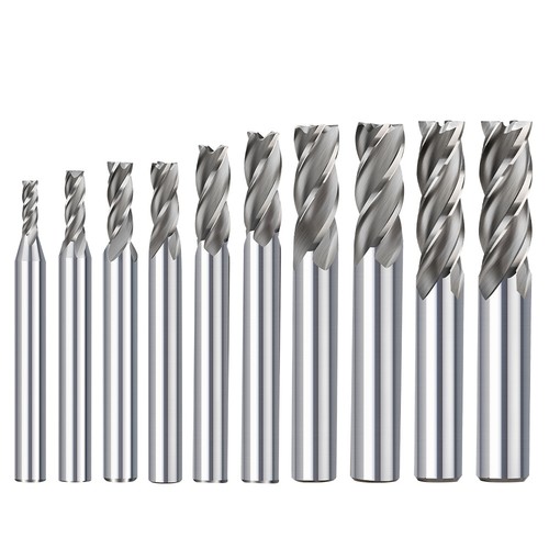 10pcs flute end mill set - 10pcs,