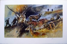 Mick Cawston - Deerstalking  - Limited Edit Print - No. 166/500 - Print Only