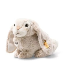 Steiff Rabbit Lauscher Hase 24cm Plush Beige 080876 New in Box Machine Washable