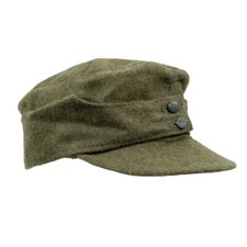 WW2 German Army M43 Field Cap - Repro Heer Ski Grey Wool Peaked Hat All Sizes