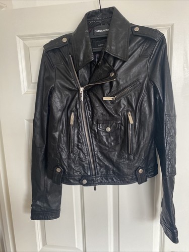 Dsquared2 leather woman - , biker