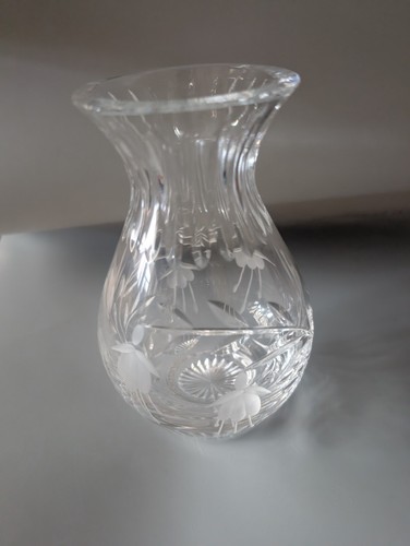 Stuart crystal heavy vase - stuart,