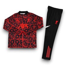 Liverpool F.C. 25/26 Adidas Black & Red Adult Training Tracksuit - S-XXL