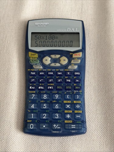 Sharp 531w advanced a l - el-531w, d.a.l