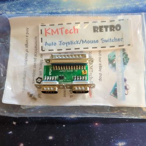 Amiga joystick doubler adds - amiga,
