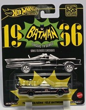 HOT WHEELS POP CULTURE - BATMAN - TV SERIES BATMOBILE - JBL83 - NEW