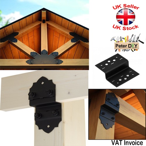 Black decorative bracket - black,