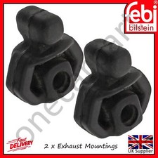 2 Exhaust Mounting Rubber Holders Febi 10302 For Renault Movano A R19 MK1 MK2