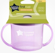 Baby First Cup Tommee Tippee Essential Babys Drinking Beaker sippy Cup bottle