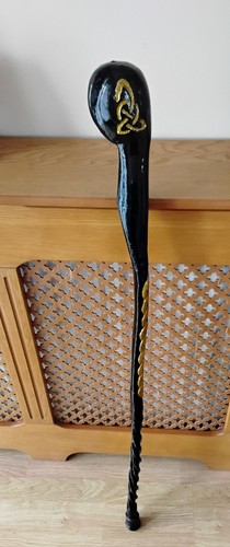 Handmade staff with - with, a