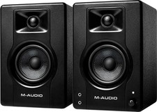 M-Audio BX3 Graphite 3.5 Powered Studio Monitors Pair Speaker For PC Computer