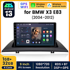 Android 14 For BMW X3 E83 2004-2012 Car Stereo Radio GPS Sat Nav CarPlay DAB RDS