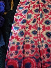 Zara Hot Pink and Blue Palazzo