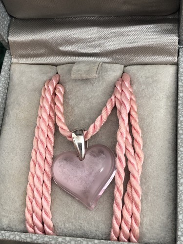 Lalique heart pendant - lalique,