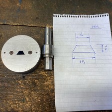 Fly Press Wedge Shape  Punch