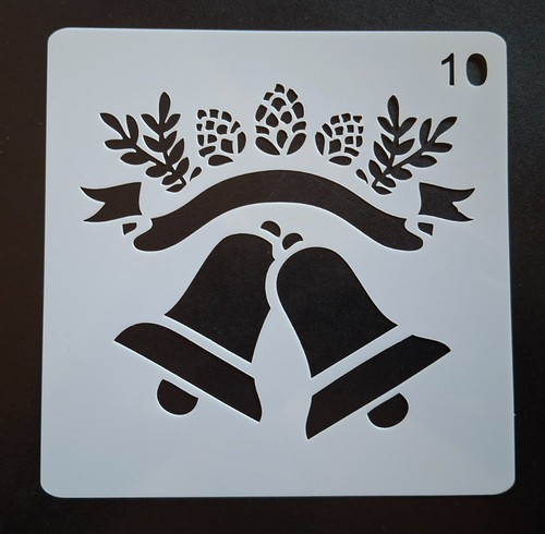Christmas stencil 13cm x - christmas,