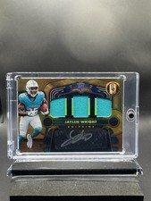 2024 Panini Gold Standard Jaylen Wright #21 Sapphire 134/149 RPA Tripple Patch