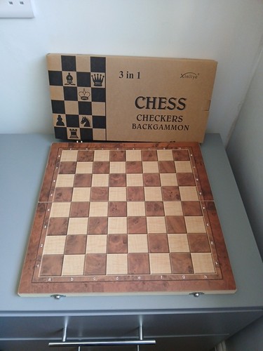 Large chess wooden set - large,