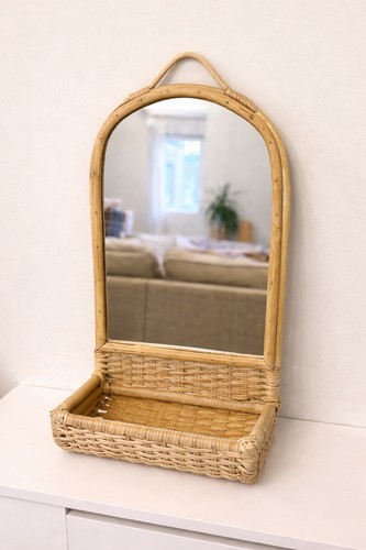 Vintage rattan wall - vintage,